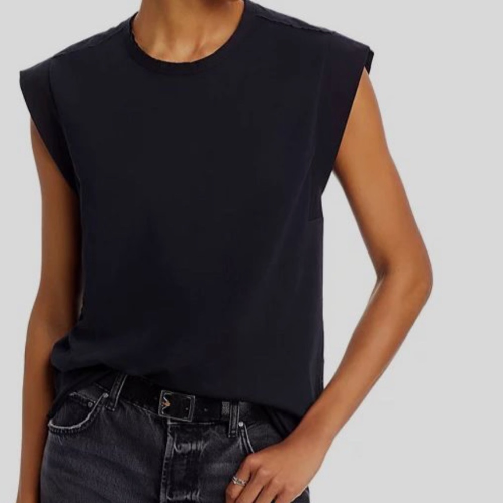 Rag and Bone Muscle Tee in Dark Blue
